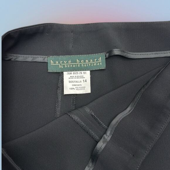 HARVE BENARD Women’s 14 Black Skirt - Picture 2 of 3